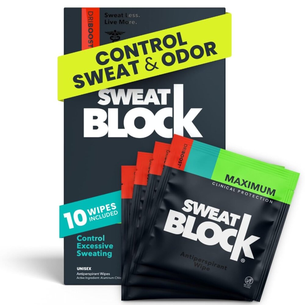 Clinical Strength Antiperspirant Wipes for Men Women Excessive Sweat Protection